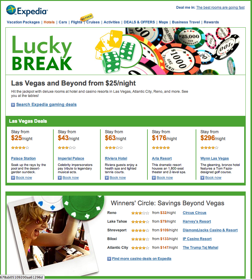 Expedia-Lucky-Break-Email